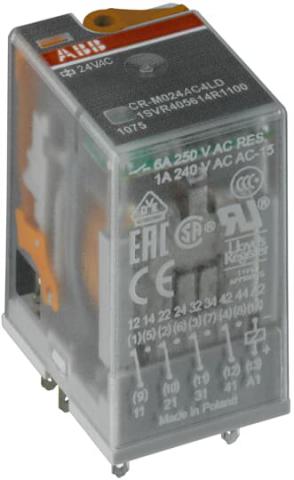 Immagine per CR-M024AC4LG AL.24VAC 4 C/O(CONT.AU] LED da Sacchi elettroforniture